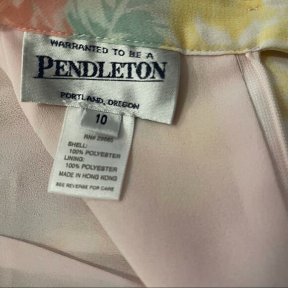 Vtg Pendleton Flowy Floral Fairy Romantic Skirt Womens 10  Ethereal Cottagcore - Picture 4 of 7